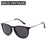 Mirrored Classic Gradient Female Black Sunglasses