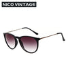 Mirrored Classic Gradient Female Black Sunglasses